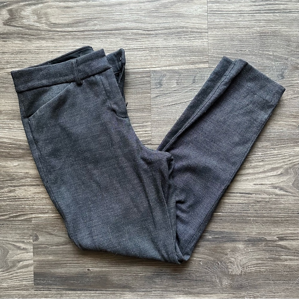 Gray Express Skinny Dress Pants